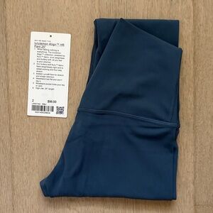 EUC align pant 25" iron blue size 2 lululemon